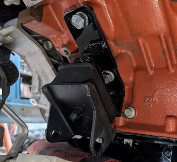 Motor Mounts for conversion to 5.7, 6.1 6.2 HELLCAT, 6.4 HEMI using Magnum Force suspension Dodge, Plymouth, Chrysler