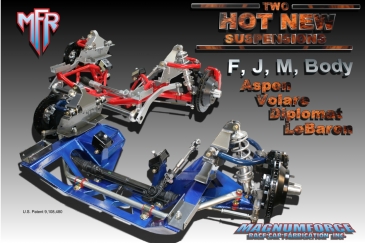 Mopar F, J, M-Body Transformer Suspension Conversion Aspen, Volare, Diplomat, LeBaron 